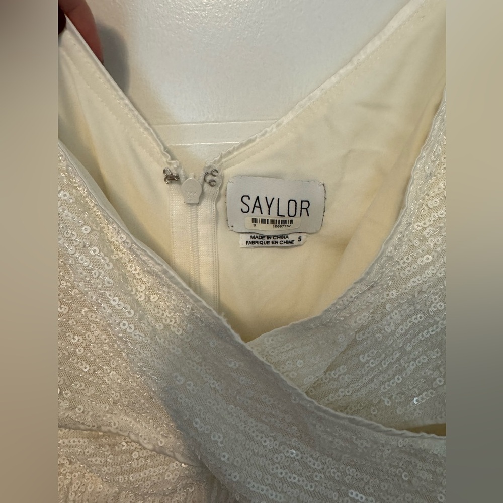 Saylor harmonie white sequin dress - Picture 9 of 10